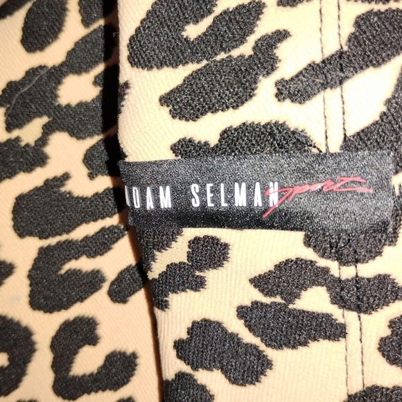 ADAM SELMAN LEOPARD PRINT LEGGINGS - Picture 2 of 7